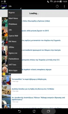 Cyprus Online News Free android App screenshot 1